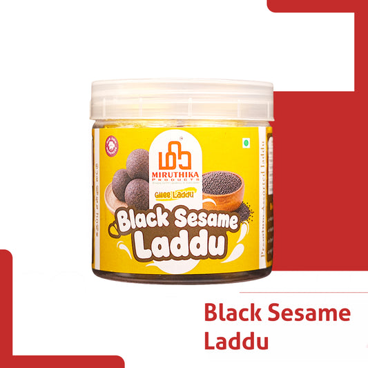 Miruthika Black Sesame Laddu | Pure Ghee