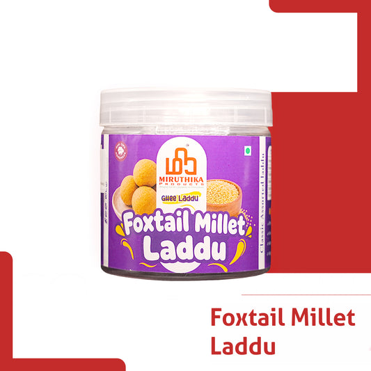 Miruthika Foxtail Millet Ghee Laddu | Pure Ghee | 200g