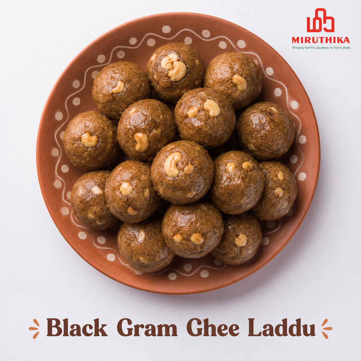 Miruthika Black Gram Laddu | Pure Ghee | 125g