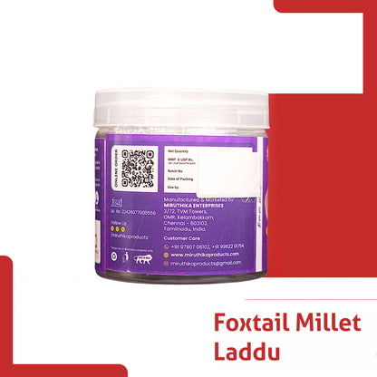 Miruthika Foxtail Millet Ghee Laddu | Pure Ghee | 200g