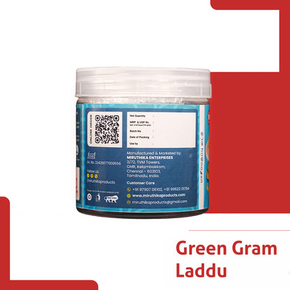 Miruthika Green Gram Ghee Laddu | Pure Ghee | 200g