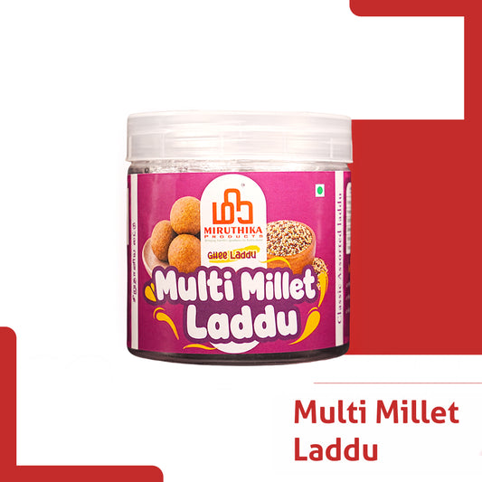 Miruthika Multi Millet Laddu | Pure Ghee