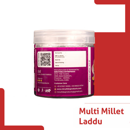 Miruthika Multi Millet Laddu | Pure Ghee