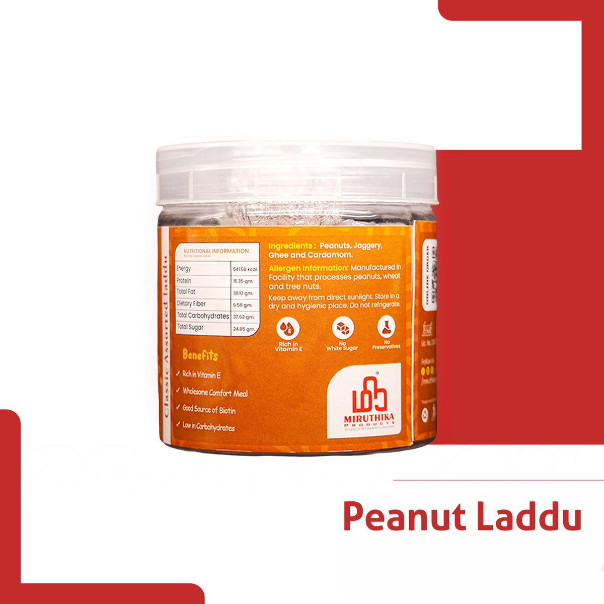 Miruthika Peanut Laddu | Pure Ghee