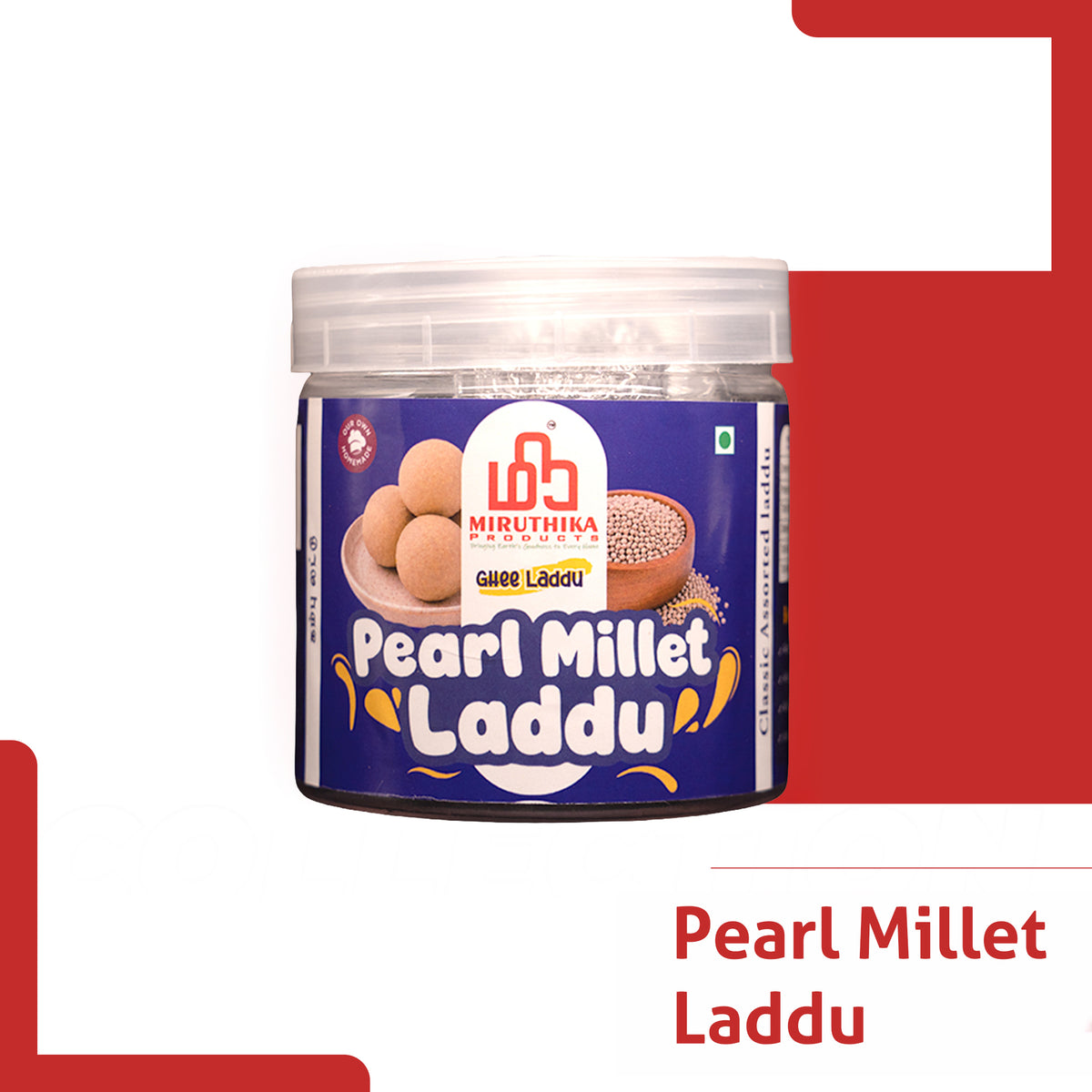 Miruthika Pearl Millet Laddu | Pure Ghee
