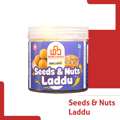 Miruthika Seeds & Nuts Laddu | Pure Ghee