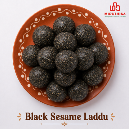 Miruthika Black Sesame Laddu | Pure Ghee | 125g