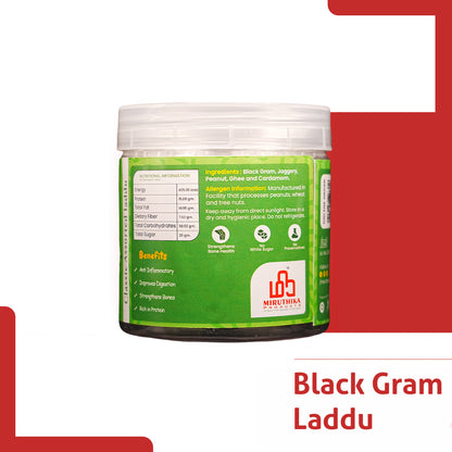 Miruthika Black Gram Laddu | Pure Ghee