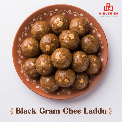 Miruthika Black Gram Laddu | Pure Ghee | 125g