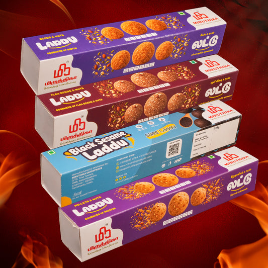 Miruthika Premium Laddu Combo | Pure Ghee | 500g