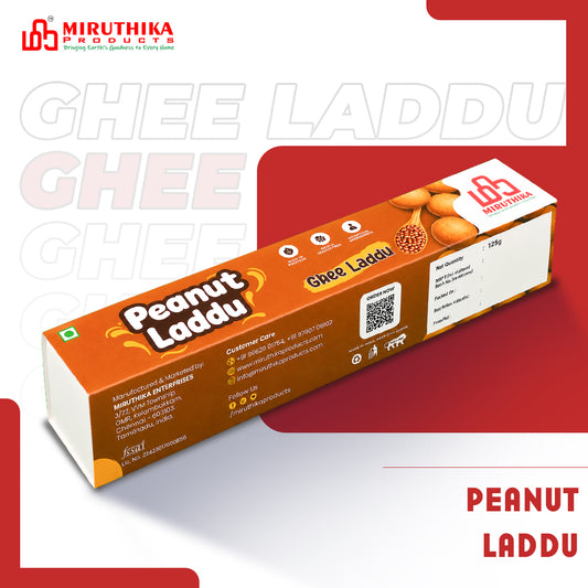 Miruthika Peanut Laddu | Pure Ghee | 125g