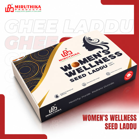 Miruthika Women's Wellness Seed Laddu – Complete Cycle Balance (Days 1–28) | 28 Laddus | 500 g