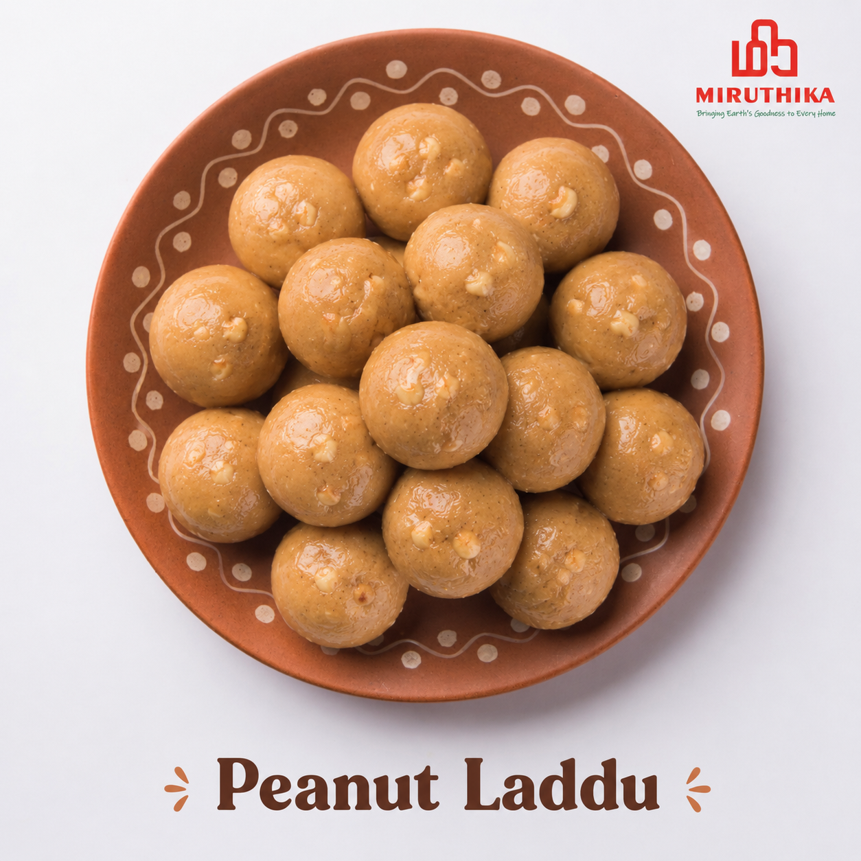 Miruthika Peanut Laddu | Pure Ghee | 125g