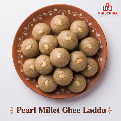Miruthika Pearl Millet Laddu | Pure Ghee | 125g