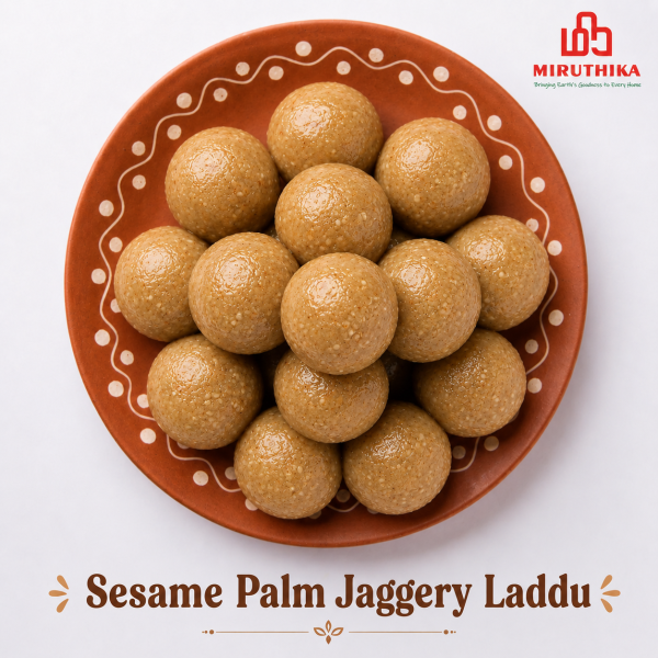 Sesame Palm Jaggery Laddu